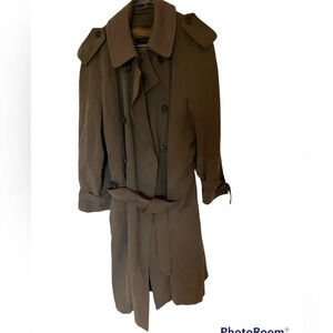 Joseph Abboud wool Men’s Trench Coat Sz 42 S